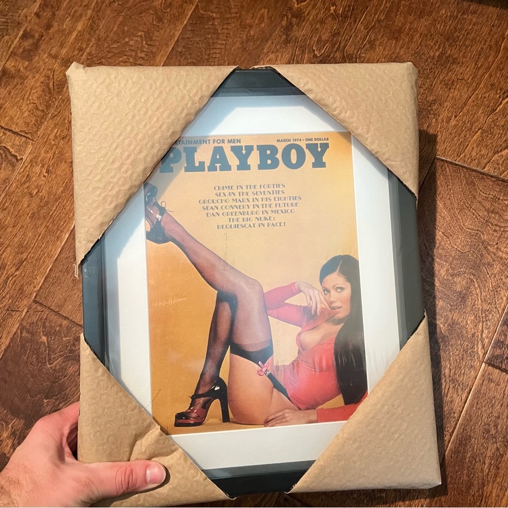 Framed Playboy March 1974 - Deborah Shelton